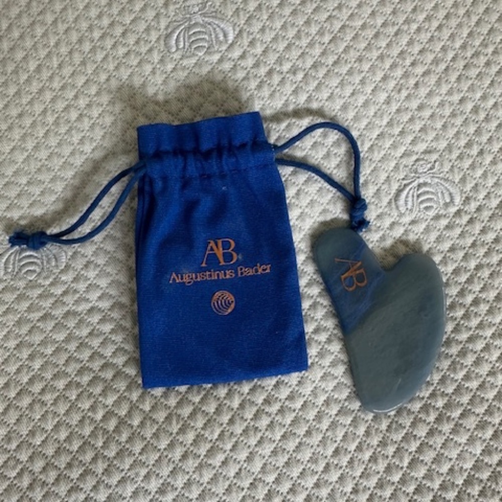 Brand New Augustinus Bader Gua Sha stone - Limited Edition - with Travel Pouch